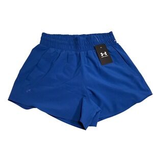 Under Armour Women's Blue Athletic Shorts XS Tech Pocket Workout Running